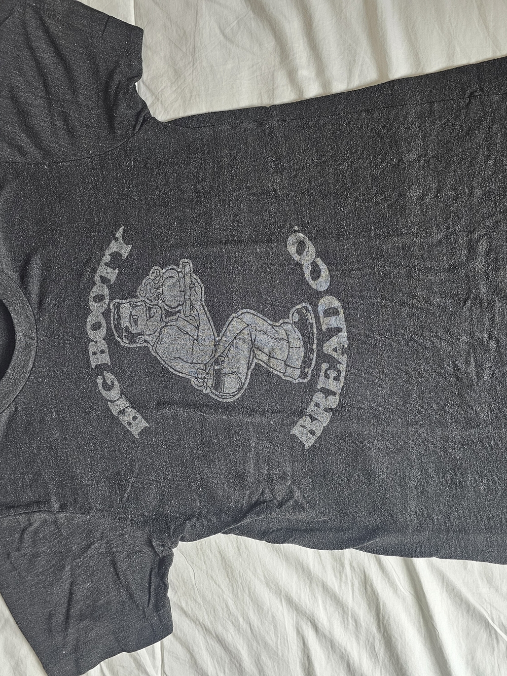 Big Booty Bread Company Gray XS Men's Tshirt American Apparel